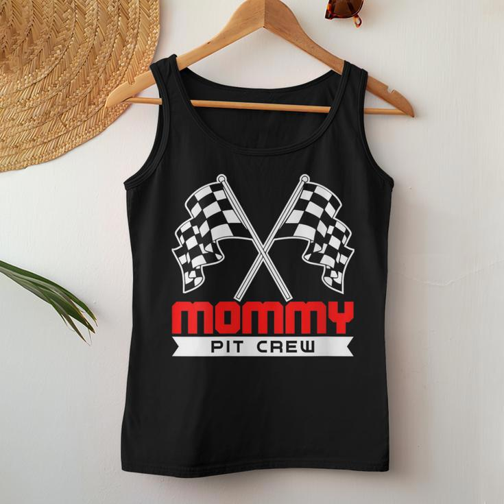 Pit Mom Crew Mommy Racing Race Car Costume Women Women Tank Top Unique Gifts