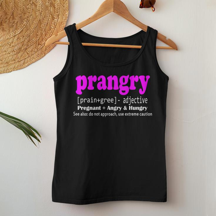 Prangry Soon To Be Mom PregnancyWomen Tank Top Unique Gifts