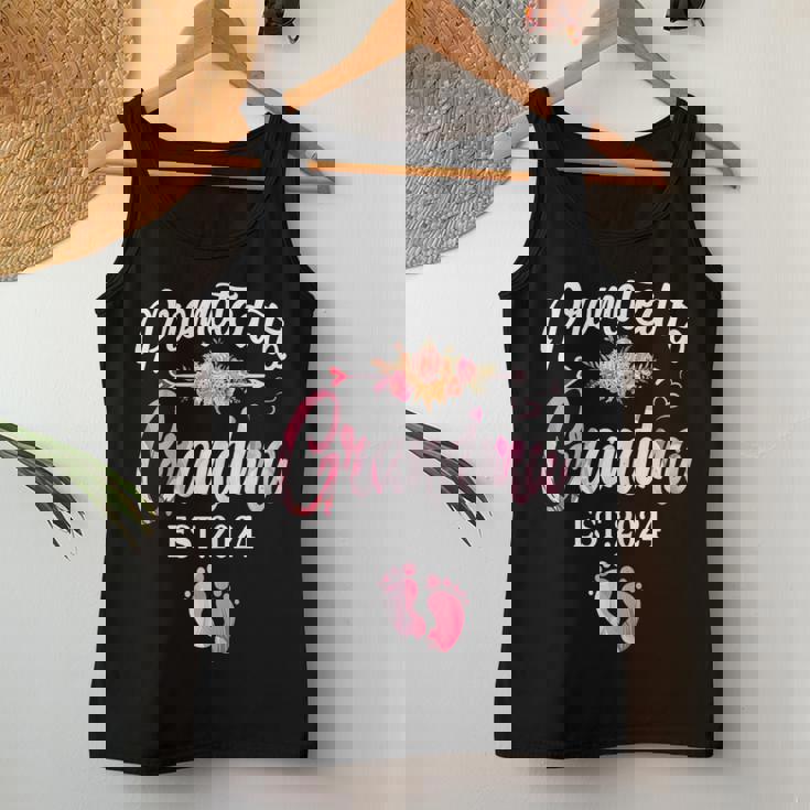 Promoted To Grandma 2024 First Time New Grandma Pregnancy Women Tank Top Unique Gifts