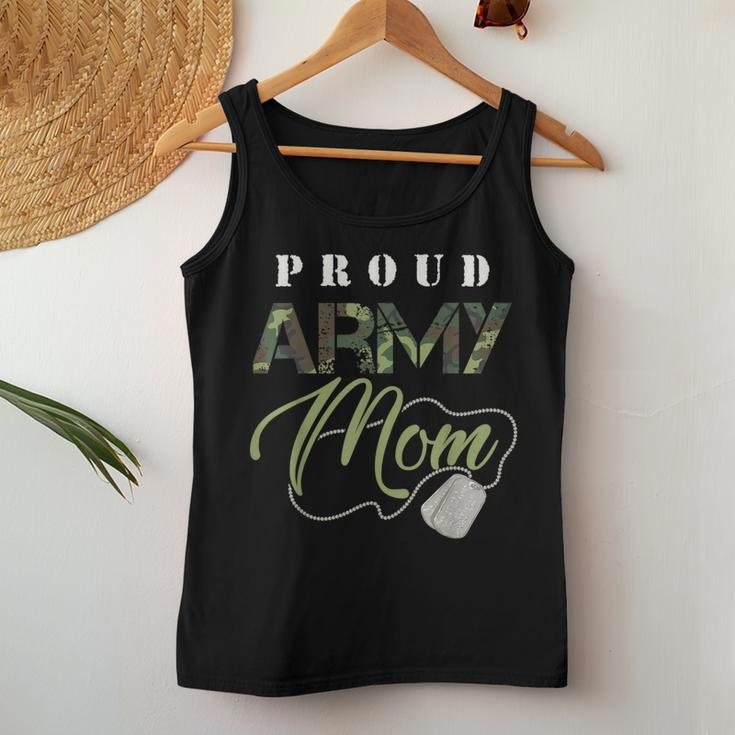 Proud Army Mom Cute Military Mama Usa Women Tank Top Unique Gifts