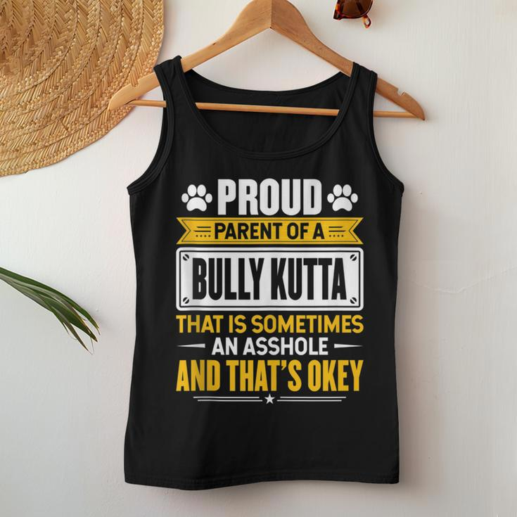 Proud Parent Of A Bully Kutta Dog Owner Mom & Dad Women Tank Top Unique Gifts