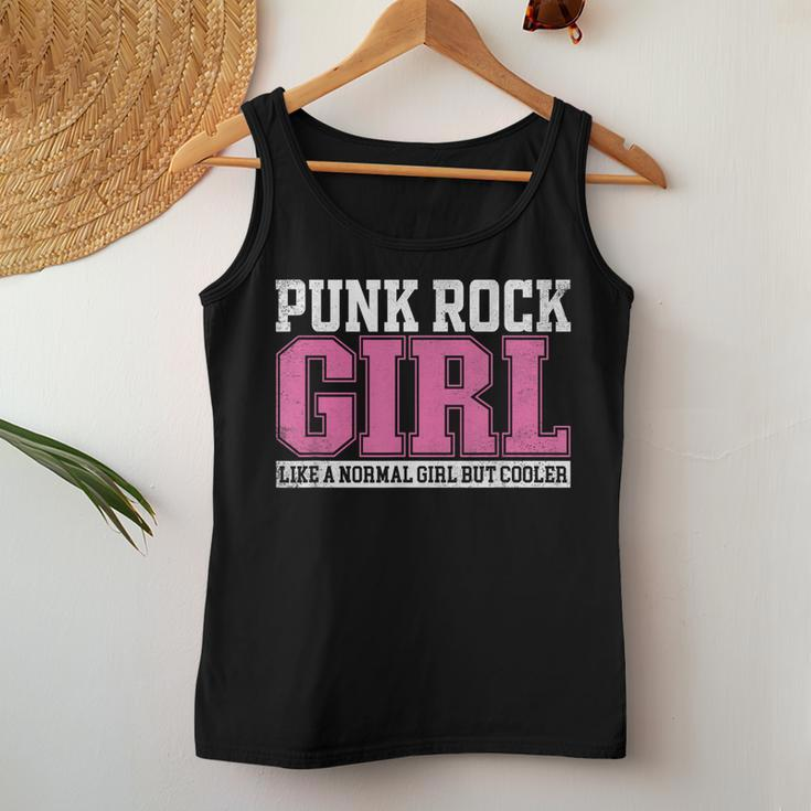 Punk Rock Girl Like A Normal Girl But Cooler Women Tank Top Unique Gifts
