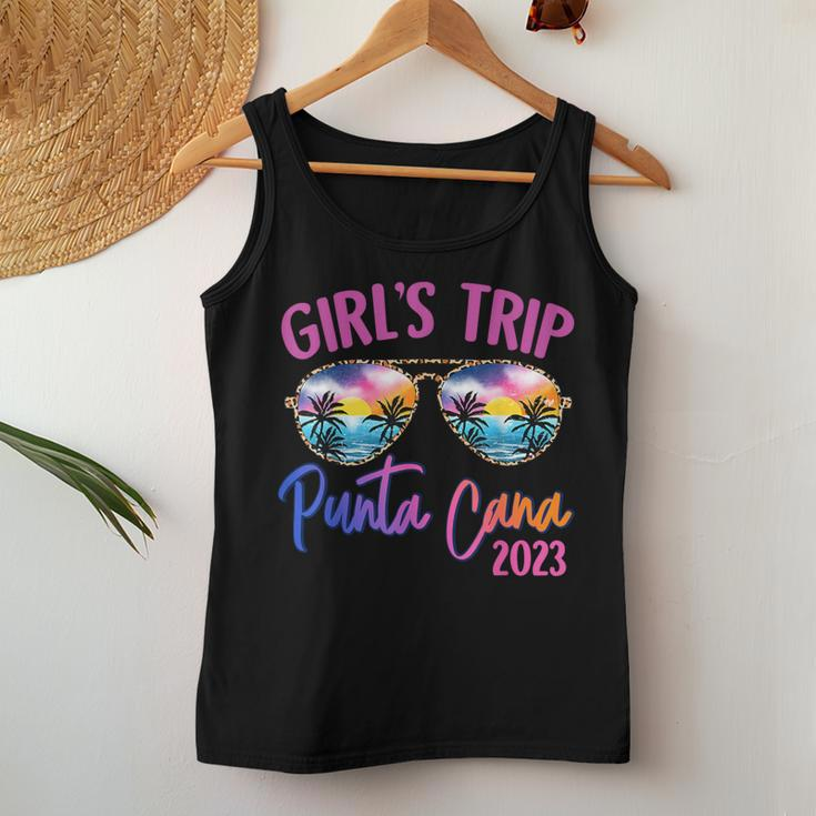 Punta Cana 2023 Girls Trip Sunglasses Summer Girlfriend Women Tank Top Personalized Gifts