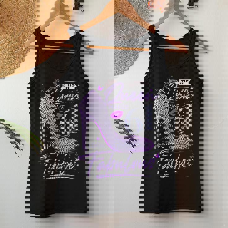 This Queen Makes 61 Looks Fabulous 61St Birthday Women Tank Top Unique Gifts
