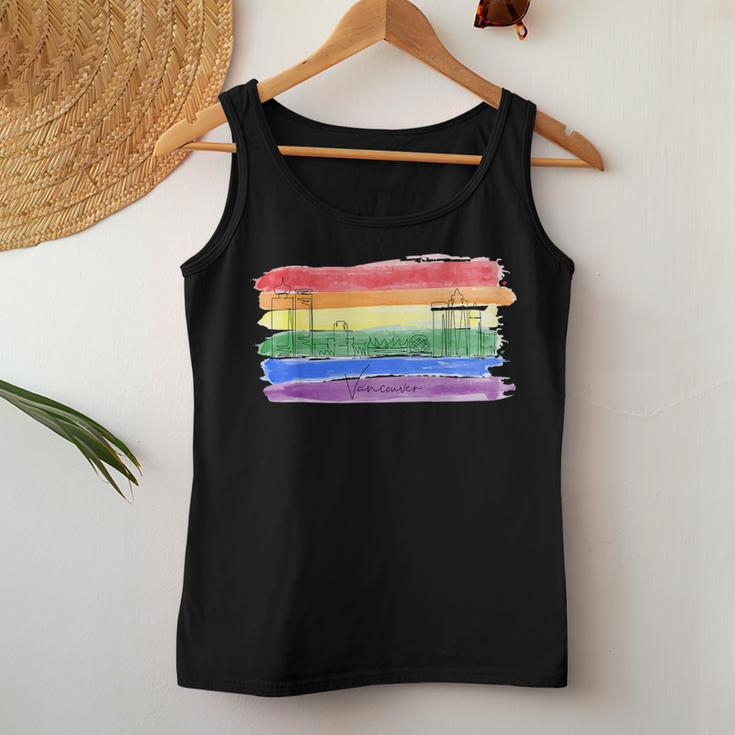 Rainbow Flag Lgbtqia Pride Month 2023 Vancouver Gay Pride Women Tank Top Unique Gifts