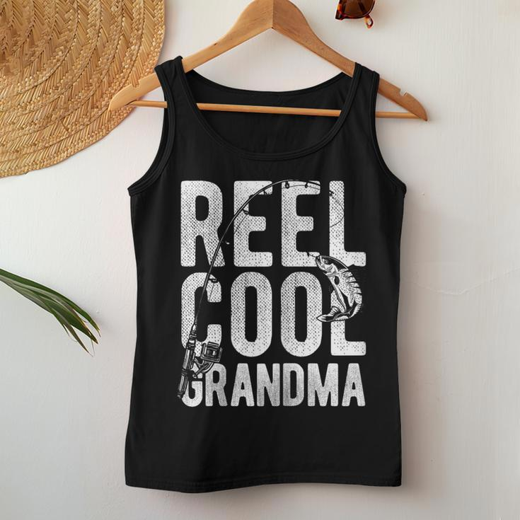 Reel Cool Grandma Retro Fishing Lover Women Tank Top Unique Gifts