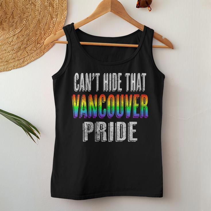 Retro 70S 80S Style Cant Hide That Vancouver Gay Pride Women Tank Top Unique Gifts