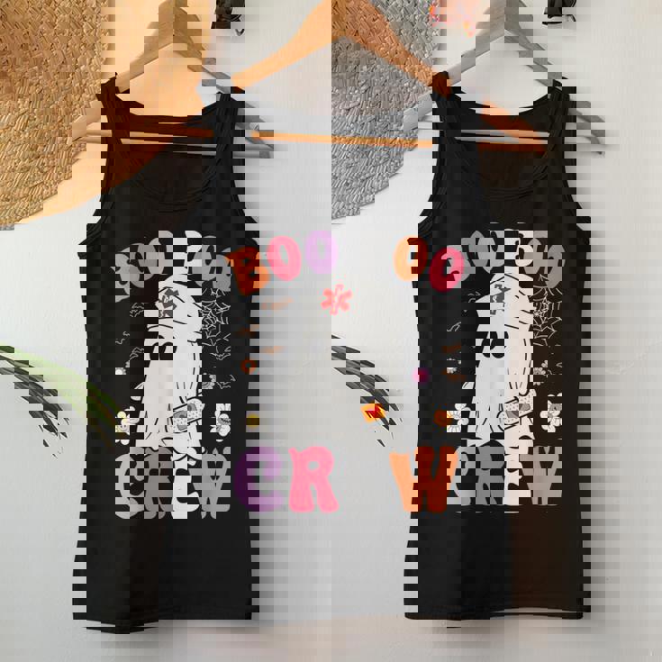 Retro Boo Boo Crew Nurse Ghost Halloween Nurse Women Tank Top Unique Gifts