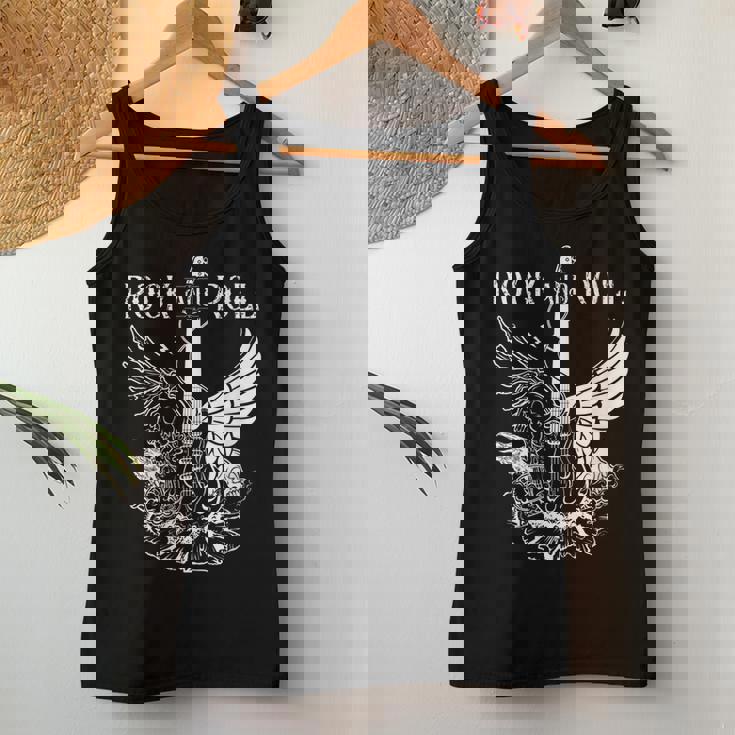 Rock And Roll Musical Instrument Guitar Women Tank Top Weekend Graphic Funny Gifts