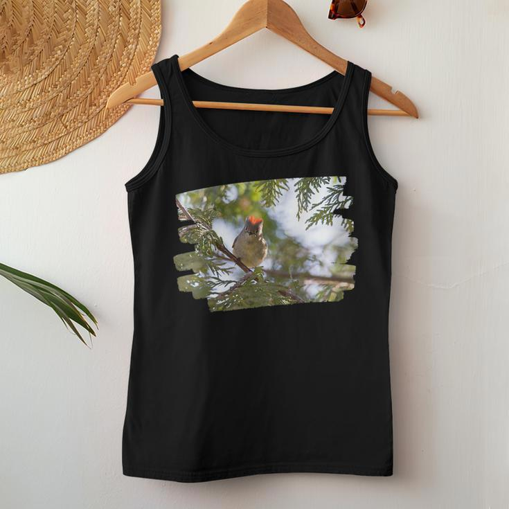 Ruby-Crowned Kinglet Women Tank Top Unique Gifts