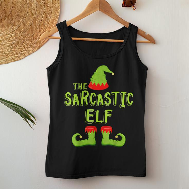 The Sarcastic Elf Matching Group Christmas Costume Women Tank Top Personalized Gifts