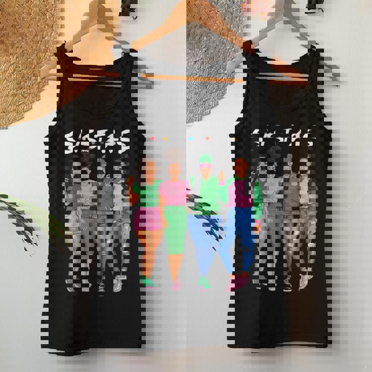 Sistas Melanin Black Black History Month African Queen Women Tank Top Personalized Gifts