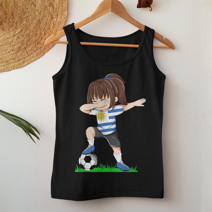 Soccer Uruguay Jersey Uruguay Flag Football Girls Dab Women Tank Top Unique Gifts