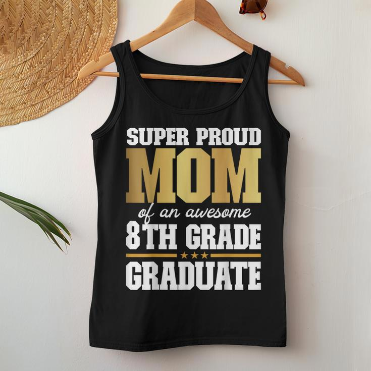 Super Proud Mom Of An Awesome 8Th Grade Graduate 2023 2024 Women Tank Top Basic Casual Daily Weekend Graphic Personalized Gifts