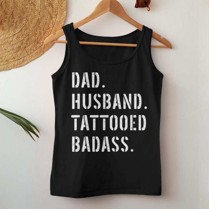 Tattoo Tattooed Dad From Daughter Son Wife Women Tank Top Unique Gifts