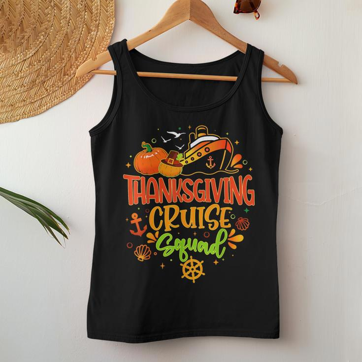 Thanksgiving Cruise Squad Family Vacation Fall Trip Matching Women Tank Top Unique Gifts