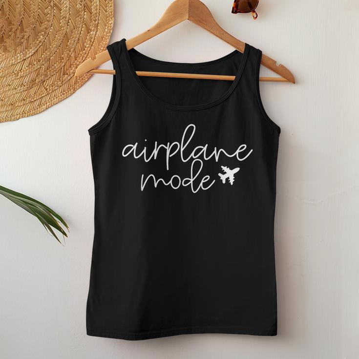 Travel Lover Airplane Mode For Airplane Mode Adventure Women Tank Top Funny Gifts