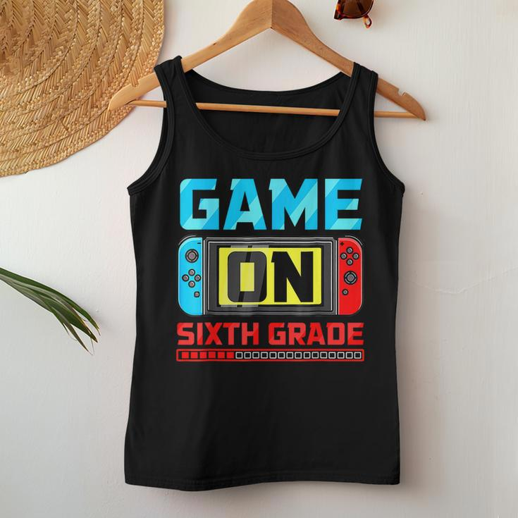 Video Game On Sixth Grade Gamer Back To School First Day Women Tank Top Funny Gifts