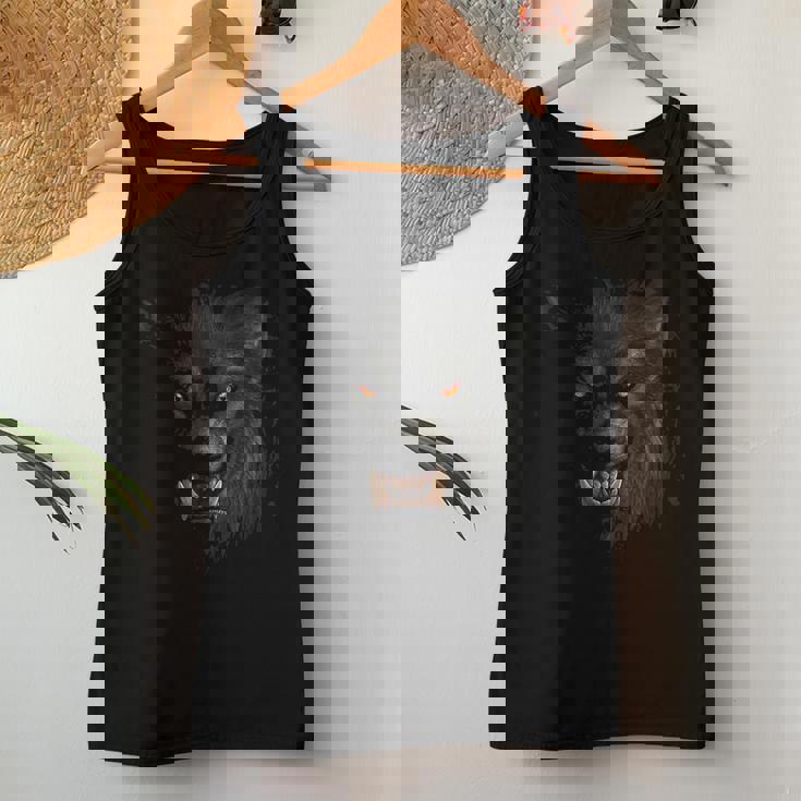 Werewolf Face Scary Halloween Adult Mens Womens Scary Halloween Women Tank Top Unique Gifts Werewolf Face Scary Halloween Adult Mens Womens Scary Halloween Women Tank Top Unique Gifts