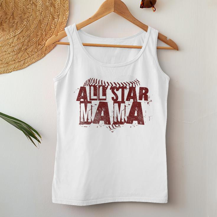 Baseball All Star Mom Softball All Star Mama For Mom Women Tank Top Unique Gifts