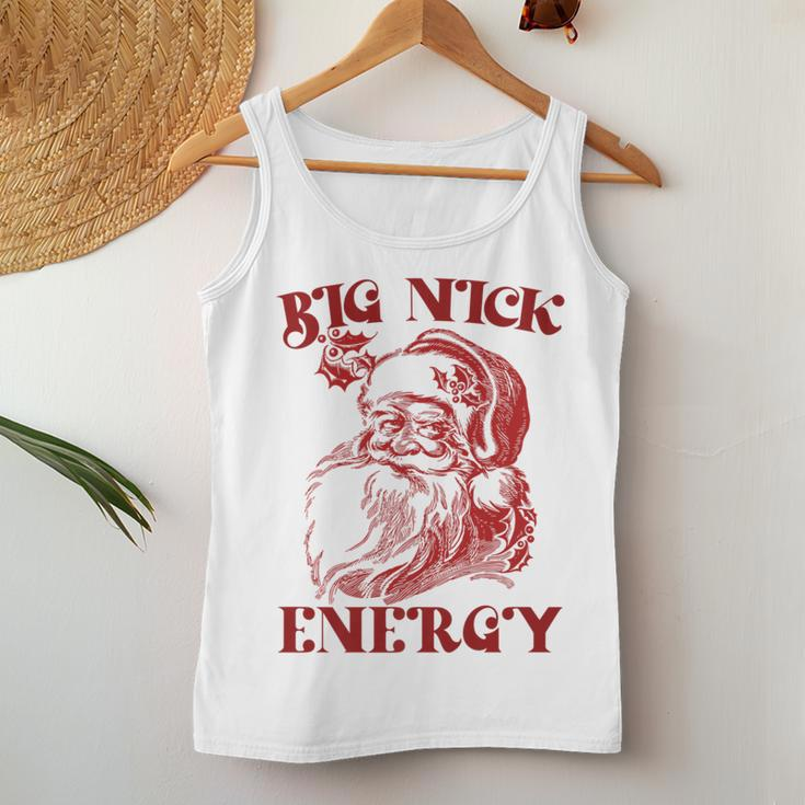 Big Nick Energy Xmas Christmas Ugly Sweater Women Tank Top Unique Gifts