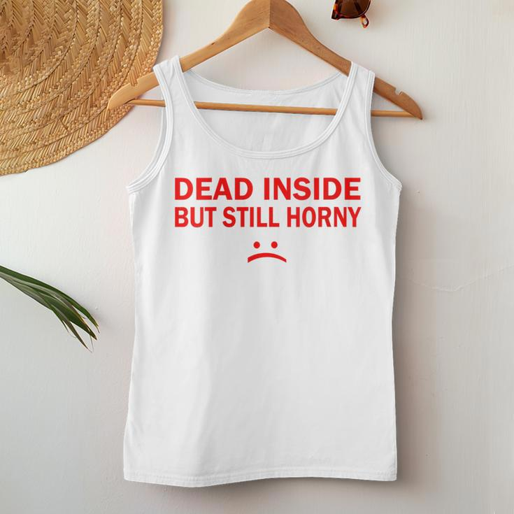 Couples Xmas Husband And Wife Dead Inside But Still Horny Women Tank Top Unique Gifts