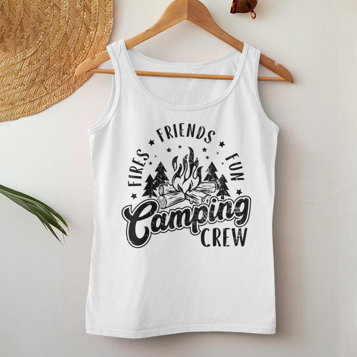 Fires Friends Fun Camping Crew Camp Life Women Tank Top Unique Gifts