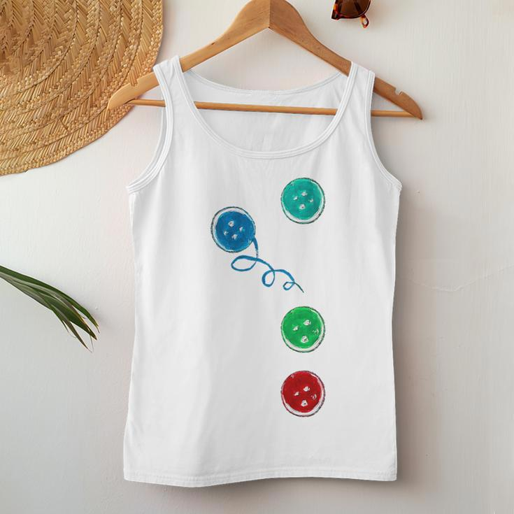Four Groovy Buttons Blue Cat Halloween Costume Kid Women Tank Top Unique Gifts