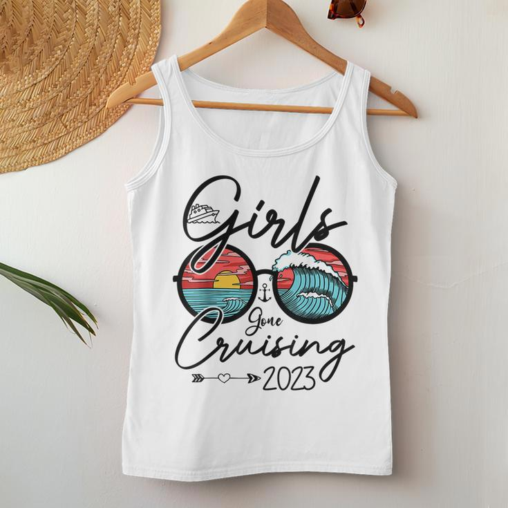 Girls Gone Cruising 2023 Girls Matching Cruise Squad Women Tank Top Funny Gifts