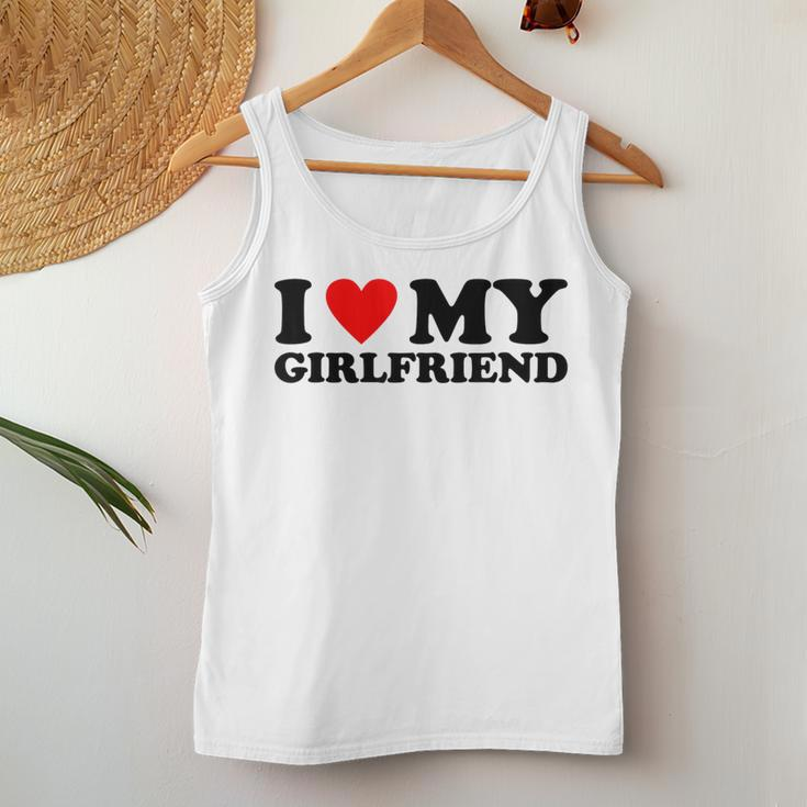 I Love My Girlfriend I Heart My Girlfriend Gf Women Tank Top Weekend Graphic Unique Gifts