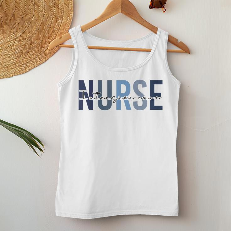 Icu Nurse Critical Care Ccu Intensive Care Rn Women Tank Top Unique Gifts