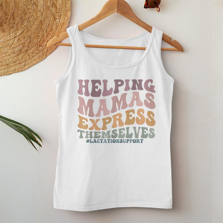 Lactation Consultant Helping Mama Express Themselves Women Tank Top Weekend Graphic Unique Gifts