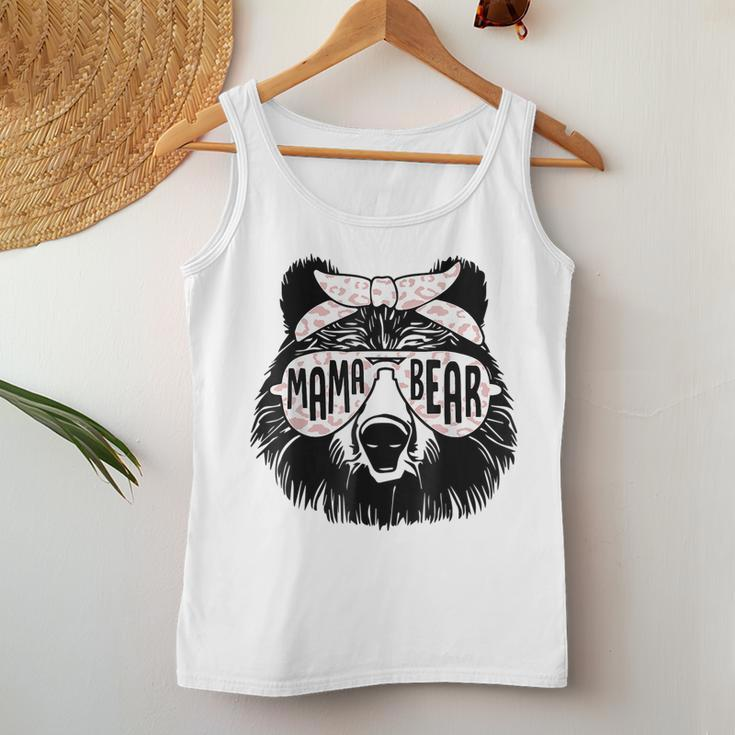 Mama Bear Face Sunglasses Mother Mothers Day Gift Women Tank Top Weekend Graphic Funny Gifts