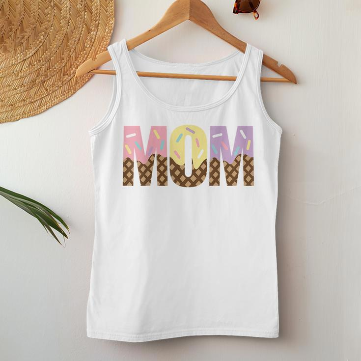 Mom Of The Sweet One Ice Cream 1St First Family For Mom Women Tank Top Unique Gifts