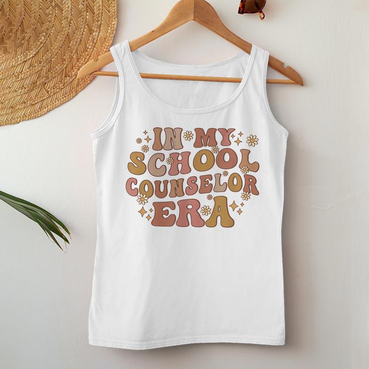 Retro In My School Counselor Era Back To School Women Women Tank Top Unique Gifts