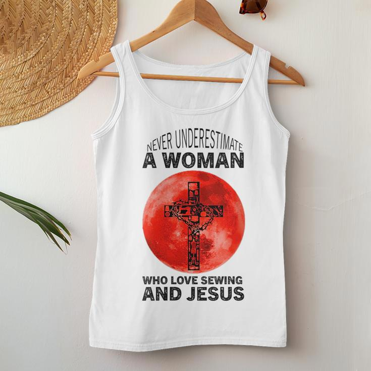 Sewing And Jesus Sewing Quote Women Quilting Lover Women Tank Top Unique Gifts