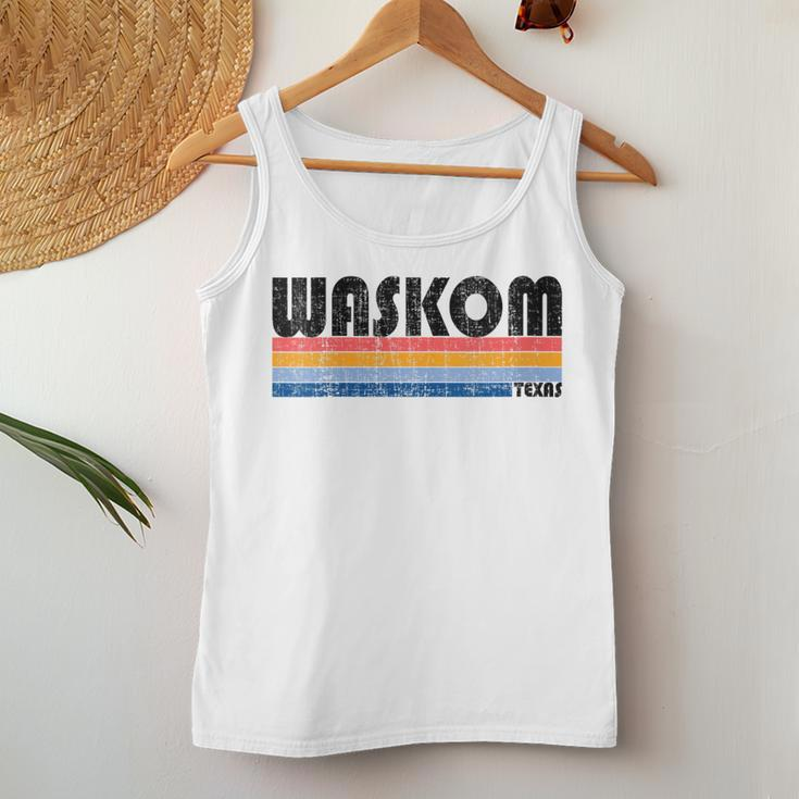 Waskom Tx Hometown Pride Retro 70S 80S Style Women Tank Top Unique Gifts