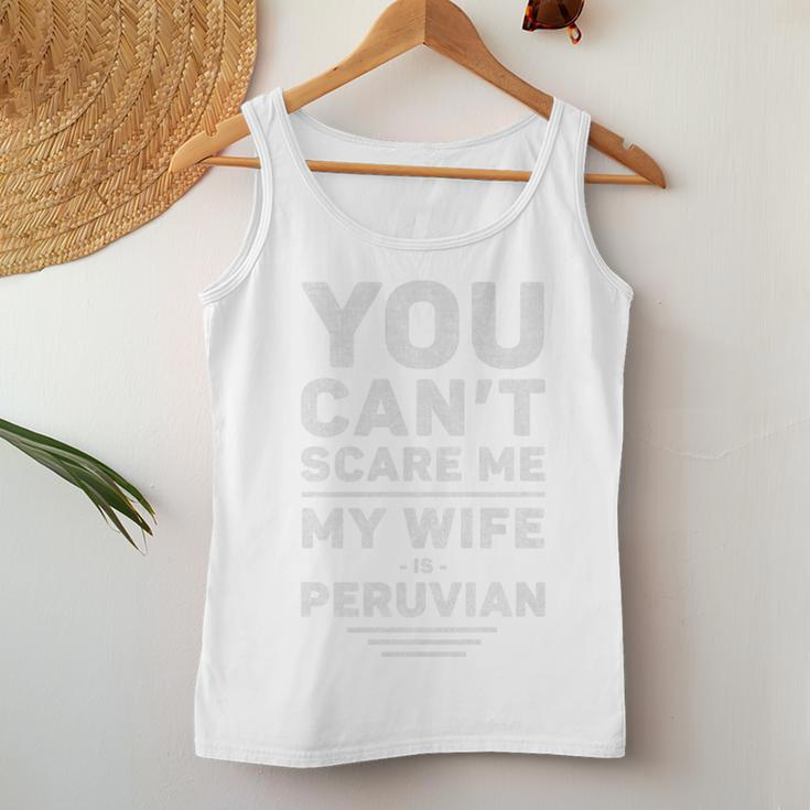 My Wife Is Peruvian Husband Marriage Wedding Joke Women Tank Top Unique Gifts