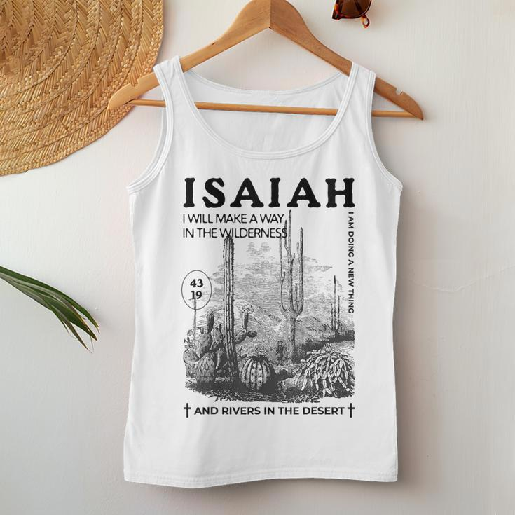 I Will Make A Way In The Wilderness Christian Bible Boho Women Tank Top Unique Gifts