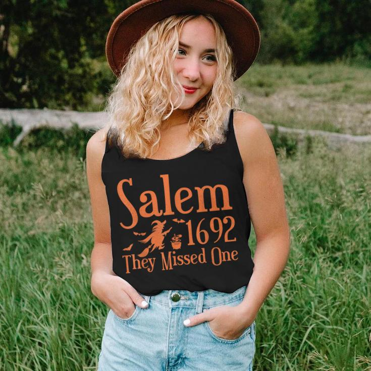 1692 They Missed One Salem Halloween Distressed Women Tank Top Gifts for Her