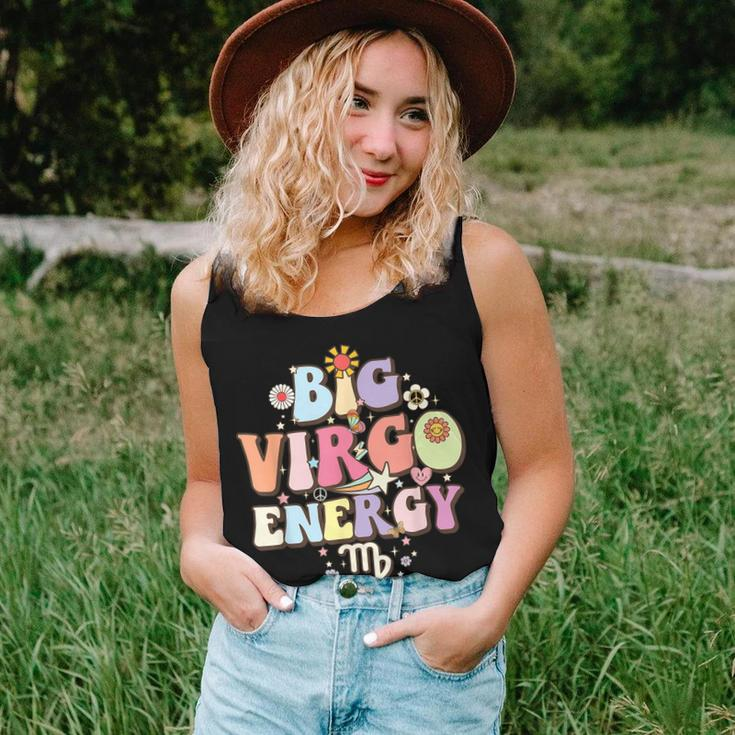 August September Birthday Groovy Astrology Zodiac Sign Virgo Women Tank Top Gifts for Her