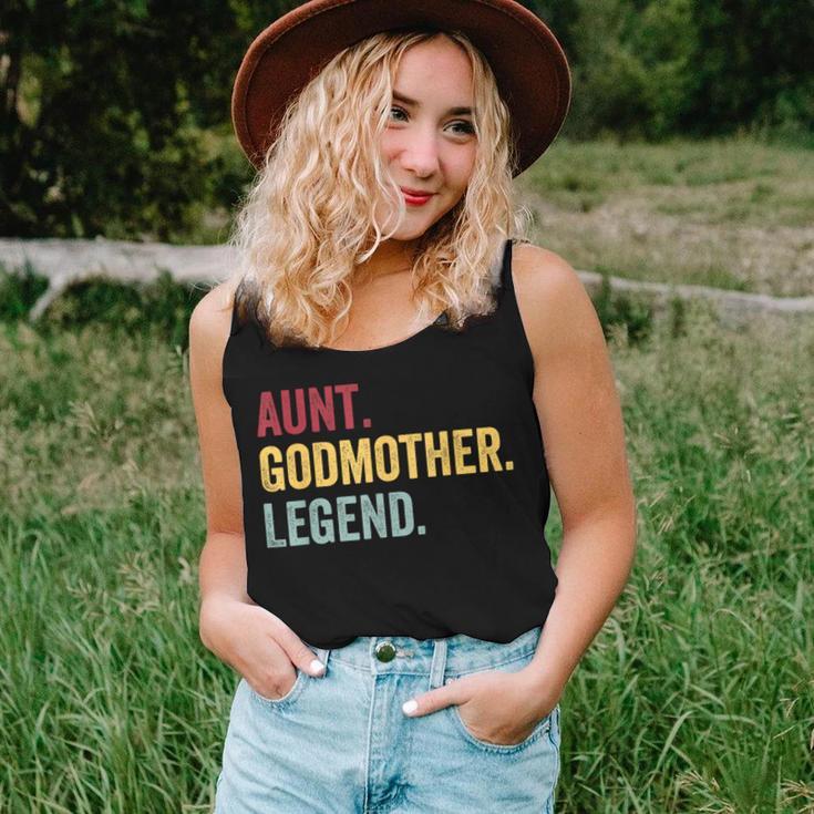 Aunt Godmother Legend Retro Vintage Funny Auntie Mothers Day Women Tank Top Gifts for Her
