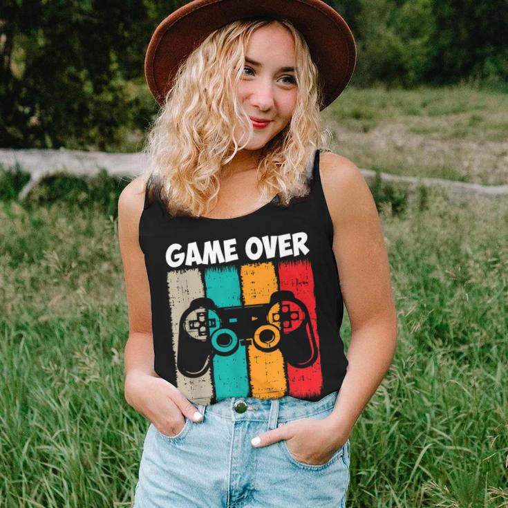 Back To School Funny Game Over Teacher Student Video Game Women Tank Top Weekend Graphic Gifts for Her