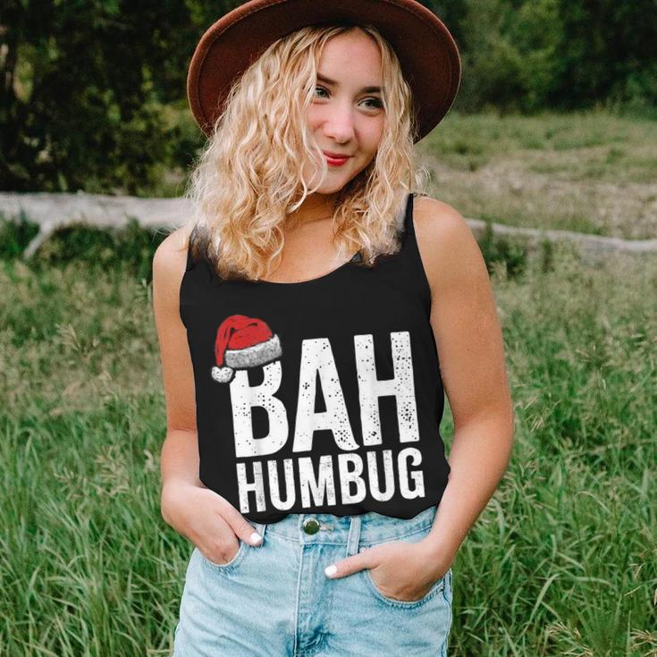 Bah Humbug Sarcastic Anti Christmas Holidays Haters Women Tank Top Gifts for Her