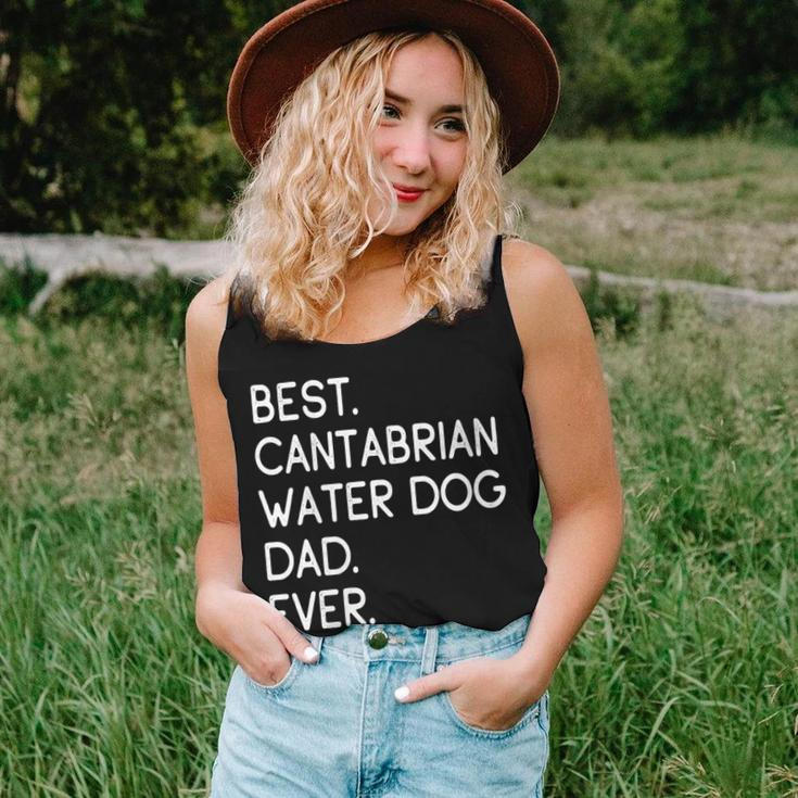 Best Cantabrian Water Dog Dad Ever Perro De Agua Cantábrico Women Tank Top Gifts for Her