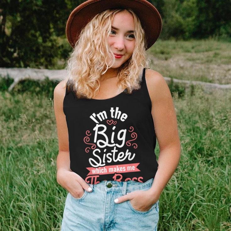 Im The Big Sister - Boss Kids Adults Big Sisters Sibling Women Tank Top Gifts for Her