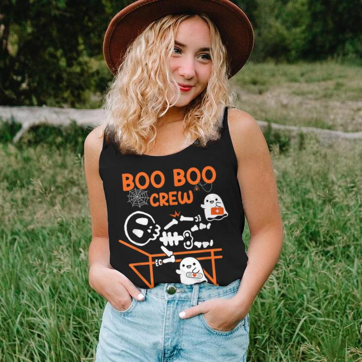 Boo Boo Crew Ghost Doctor Paramedic Emt Nurse Halloween Women Tank Top Gifts for Her