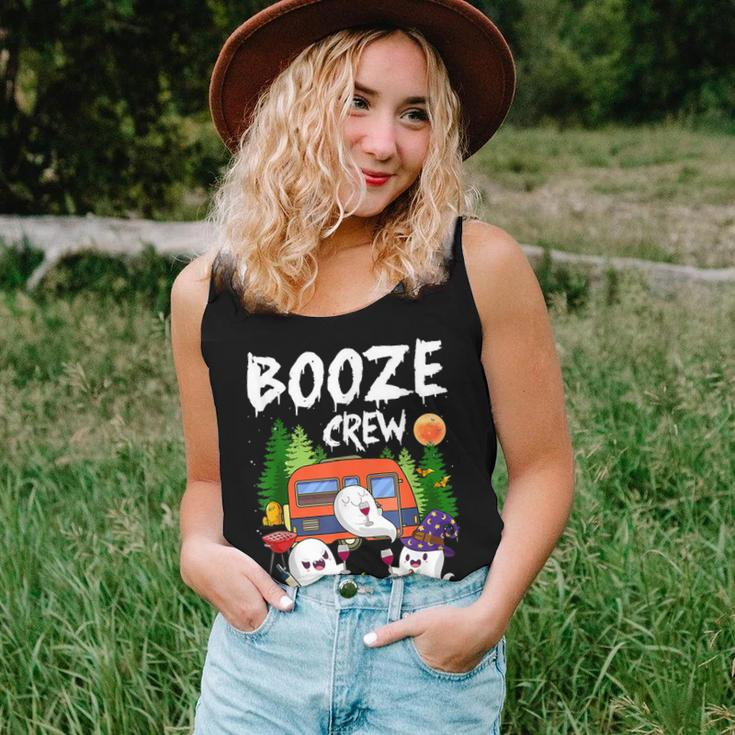 Camping Booze Crew Boos Drinking Beer Wine Halloween Women Tank Top Gifts for Her