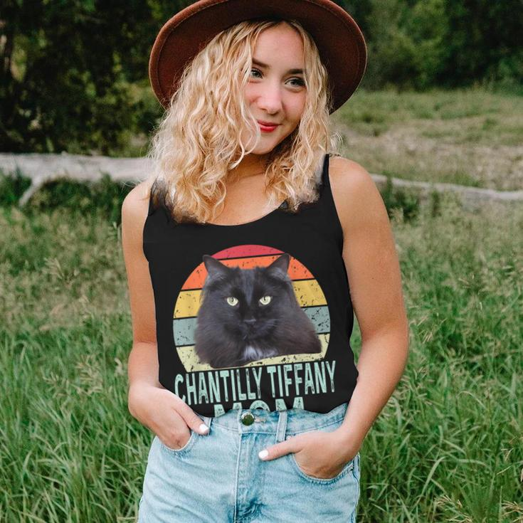 Chantilly-Tiffany Cat Mom Retro Vintage Cats Heartbeat Women Tank Top Gifts for Her