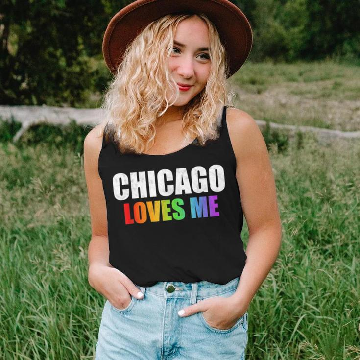 Chicago Gay Pride Lgbt Rainbow Love Illinois Men Women Women Tank Top Gifts for Her